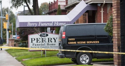 Clients Pay to have sex dead with bodies, as police arrest the manager of a funeral home.