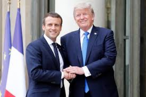 TRUMP MACRON RELATIONSHIP SOUR 