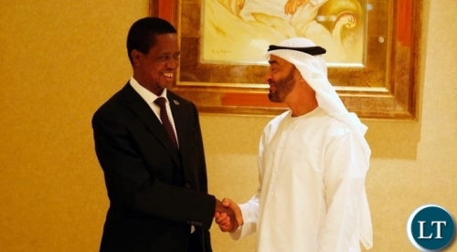 President Edgar Lungu asks Abu Dhabi to Fund Four Infrastructure Development Projects