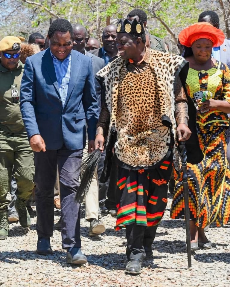 Hichilema urges preservation of history at samu lya moomba ceremony