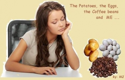 The Potatoes, Eggs, Coffe beans and Me