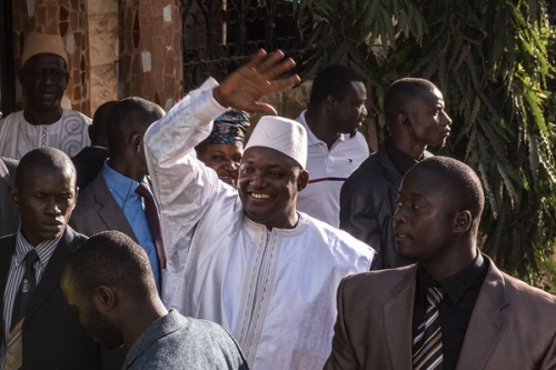 Troops Enter Gambia As New President Is Sworn In.