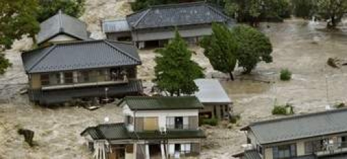 Houses swept away, residents stuck on roofs in japan