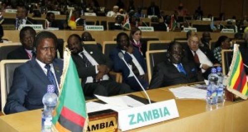 President Lungu addresses AU summit