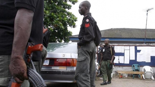 Nigerian police free pregnant girls in 'baby factory' raid