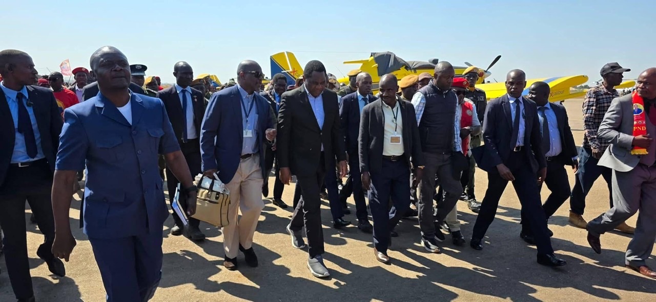 President Hichilema Begins One-Day Visit to North-Western Province