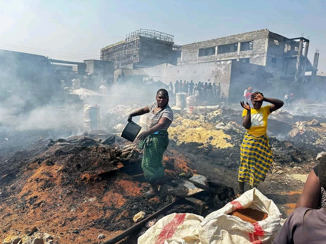 Aftermath of Kapalala Market Fire Leaves Traders Devastated