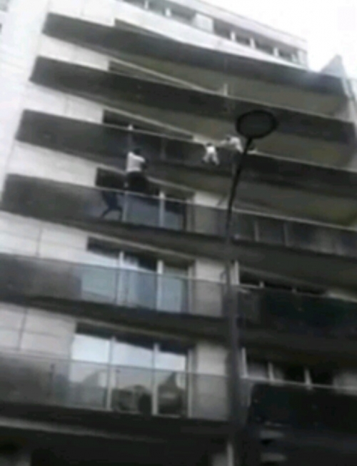 Undocumented immigrant in France scales 4 floors to rescue toddler 