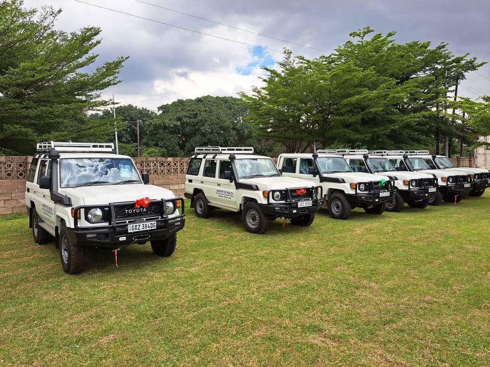 GOVERNMENT HANDS OVER 31 VEHICLES TO PROVINCIAL AND DISTRICT HEALTH OFFICES.