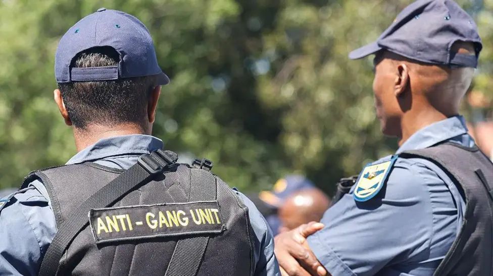 SOUTH AFRICA ADMITS SECURITY FORCES STRUGGLE TO DEFEAT GANG VIOLENCE.